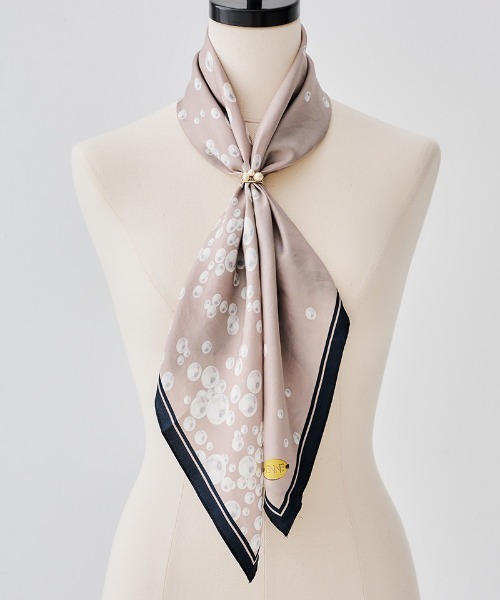 日本製JENNEパールスカーフ（バンダナ/スカーフ）｜JENNE（ジェンヌ）