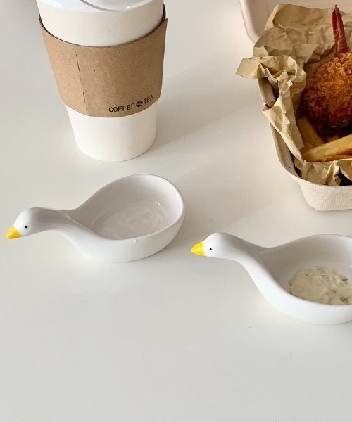 Made in I(メイドインアイ)の「Duckディップソースカップ(食器・レディース・ホワイト・FREE)」の12枚目の写真