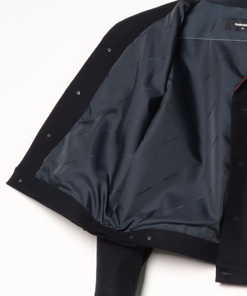 DSQUARED2(ディースクエアード)の「FELTED WOOL JEAN JACKET /0242(ブルゾン・メンズ・ネイビー・50/48/46)」の3枚目の写真