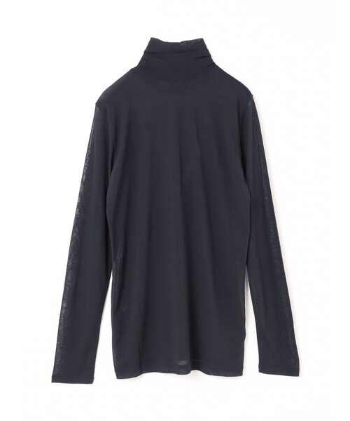 値下MARcourt ハイネックドロップショルダープルオーバー　　ミズイロインド セール】mizuiro ind ハイネックプルオーバー（Tシャツ