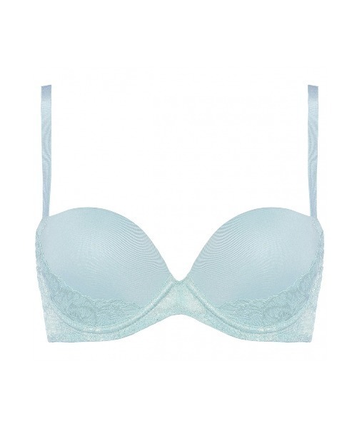 AMOSTYLE BY Triumph(アモスタイルバイトリンプ)の「Daily AMOSTYLE スムースブラ (コンフィーレース)【B,C,Dカップ】 AMST518 WHU + Mini JX(ブラ&ショーツ・レディース・ブラック/パープル/ベージュ/グリーン/ブラウン/ライトブルー・B65/B70/C70/D70/B75/C65/C75/D65/D75)」の12枚目の写真