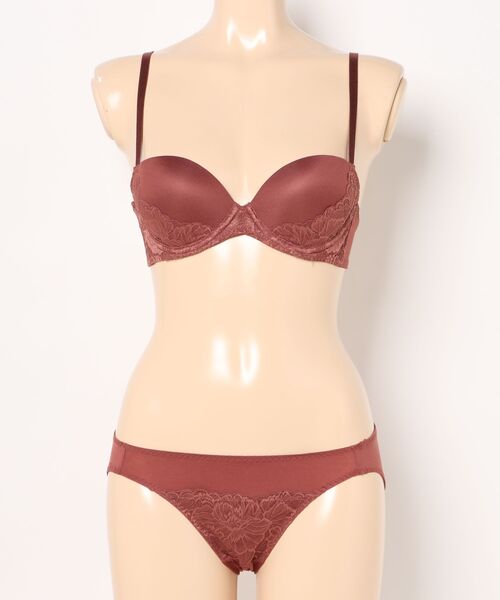 AMOSTYLE BY Triumph(アモスタイルバイトリンプ)の「Daily AMOSTYLE スムースブラ (コンフィーレース)【B,C,Dカップ】 AMST518 WHU + Mini JX(ブラ&ショーツ・レディース・ブラック/パープル/ベージュ/グリーン/ブラウン/ライトブルー・B65/B70/C70/D70/B75/C65/C75/D65/D75)」の20枚目の写真