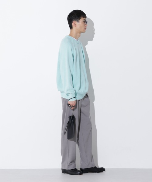 Apo(s)ture(アポスチャー)の「JOHAN-006/TRワンタックテーパードパンツ(スラックス・メンズ・ベージュ/ブラウン/グレー/ブラック・XS/S/M/L/XL)」の9枚目の写真