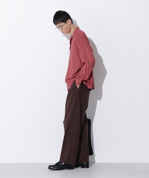 Apo(s)ture(アポスチャー)の「JOHAN-006/TRワンタックテーパードパンツ(スラックス・メンズ・ベージュ/ブラウン/グレー/ブラック・XS/S/M/L/XL)」の16枚目の写真