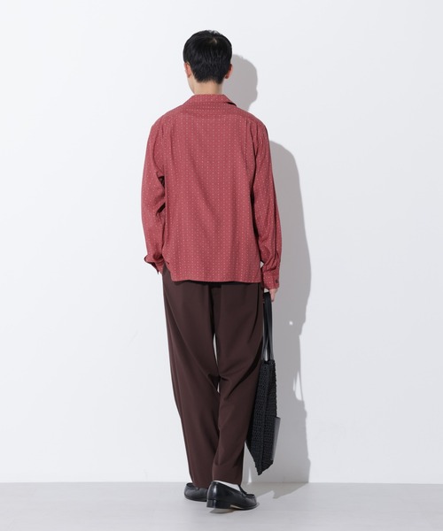 Apo(s)ture(アポスチャー)の「JOHAN-006/TRワンタックテーパードパンツ(スラックス・メンズ・ベージュ/ブラウン/グレー/ブラック・XS/S/M/L/XL)」の18枚目の写真