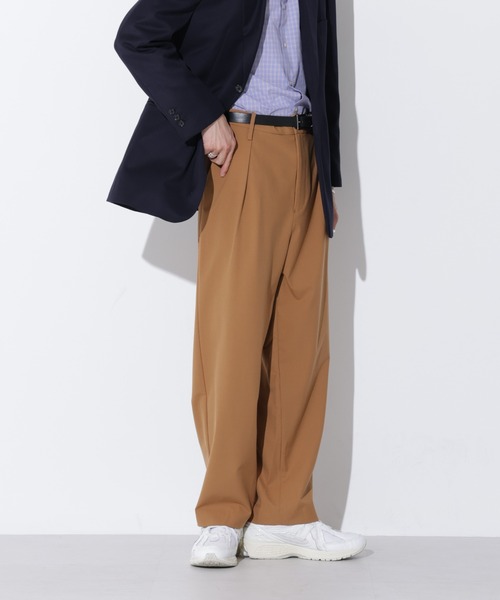 Apo(s)ture(アポスチャー)の「JOHAN-006/TRワンタックテーパードパンツ(スラックス・メンズ・ベージュ/ブラウン/グレー/ブラック・XS/S/M/L/XL)」の19枚目の写真