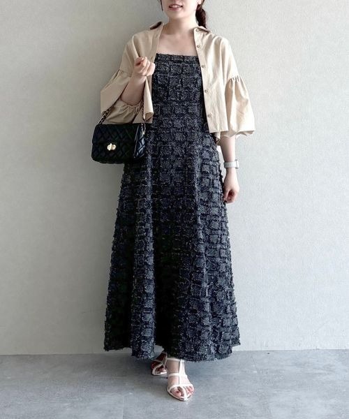 mysty woman(ミスティウーマン)の「バルーンスリーブシャツ 143236(シャツ/ブラウス・レディース・ブラック/オフホワイト/ベージュ・FREE)」の21枚目の写真