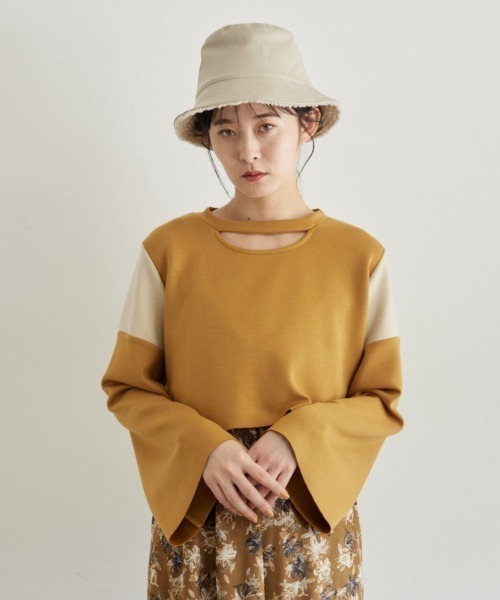 idem（イデム）の「ボアリバーシブルバケットハット（ハット・レディース・ブラック/アイボリー・FREE）」の5枚目の写真