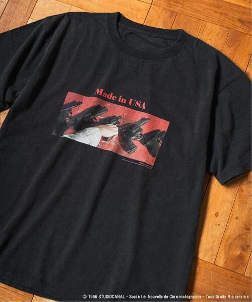 EDIFICE（エディフィス）の「《追加》Jean-Luc Godard ウォッシュ加工 プリントTシャツ（Tシャツ/カットソー・メンズ・ブラック×ブラック/ブラック/ブラックミックス/スミクロ・MEDIUM/LARGE）」の6枚目の写真