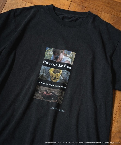 EDIFICE（エディフィス）の「《追加》Jean-Luc Godard ウォッシュ加工 プリントTシャツ（Tシャツ/カットソー・メンズ・ブラック×ブラック/ブラック/ブラックミックス/スミクロ・MEDIUM/LARGE）」の8枚目の写真