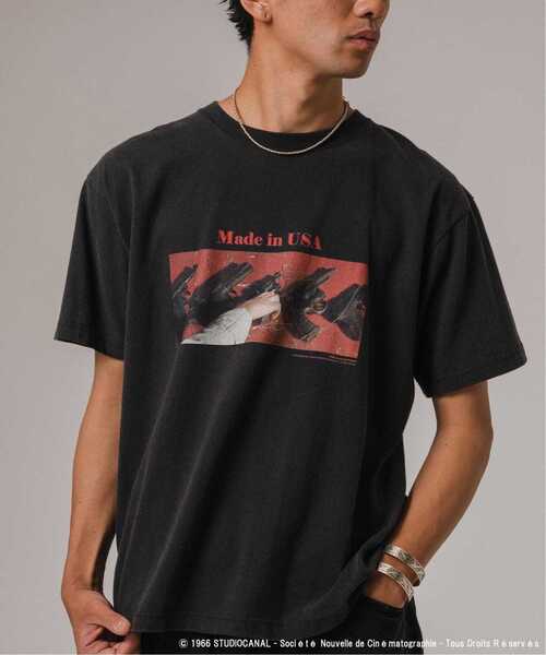 EDIFICE（エディフィス）の「《追加》Jean-Luc Godard ウォッシュ加工 プリントTシャツ（Tシャツ/カットソー・メンズ・ブラック×ブラック/ブラック/ブラックミックス/スミクロ・MEDIUM/LARGE）」の11枚目の写真