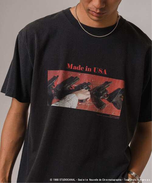 EDIFICE（エディフィス）の「《追加》Jean-Luc Godard ウォッシュ加工 プリントTシャツ（Tシャツ/カットソー・メンズ・ブラック×ブラック/ブラック/ブラックミックス/スミクロ・MEDIUM/LARGE）」の17枚目の写真