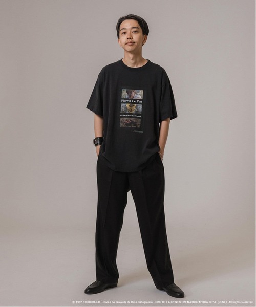 EDIFICE（エディフィス）の「《追加》Jean-Luc Godard ウォッシュ加工 プリントTシャツ（Tシャツ/カットソー・メンズ・ブラック×ブラック/ブラック/ブラックミックス/スミクロ・MEDIUM/LARGE）」の18枚目の写真