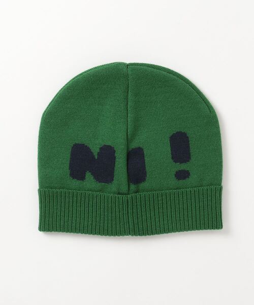 MARNI(マルニ)の「MARNI(マルニ)Kids & Junior ウールブレンドブランドロゴキャップ(ニットキャップ/ビーニー・キッズ・ネイビー/グリーン/レッド・Ⅲ/Ⅱ/Ⅰ)」の4枚目の写真