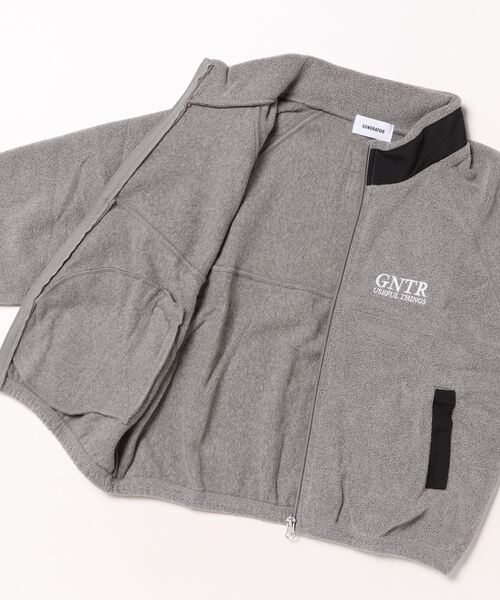 GENERATOR（ジェネレーター）の「GENERATOR/ジェネレーター フリーススタンドカラーJK（その他アウター・キッズ・ホワイト系その他2/トップグレー/ブラック・M/L/XL）」の6枚目の写真