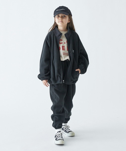 GENERATOR（ジェネレーター）の「GENERATOR/ジェネレーター フリーススタンドカラーJK（その他アウター・キッズ・ホワイト系その他2/トップグレー/ブラック・M/L/XL）」の9枚目の写真