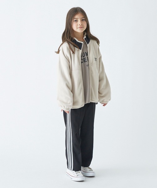 GENERATOR（ジェネレーター）の「GENERATOR/ジェネレーター フリーススタンドカラーJK（その他アウター・キッズ・ホワイト系その他2/トップグレー/ブラック・M/L/XL）」の7枚目の写真