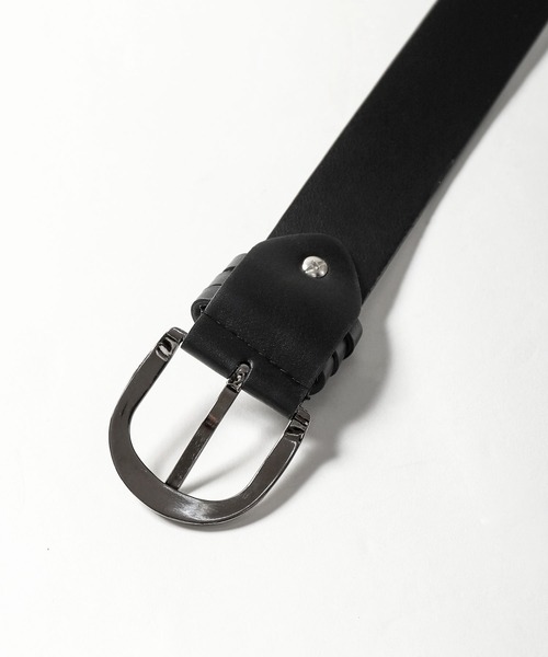 ZIP FIVE（ジップファイブ）の「【ZIP FIVE】2タイプ スタッズ ＆ ダブルホール ベルト（ベルト・メンズ・ブラック/ブラック系・FREE）」の6枚目の写真