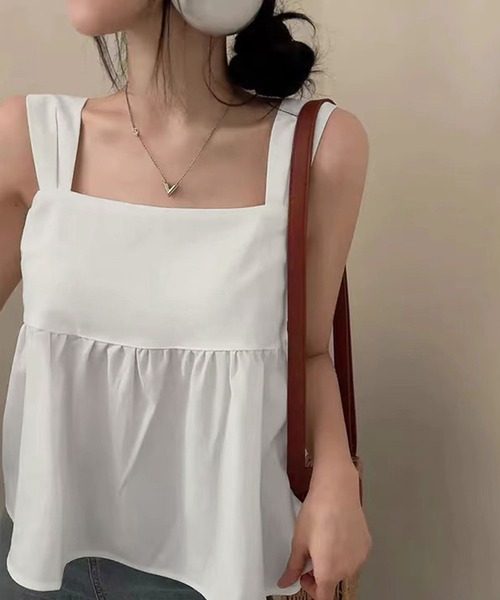 Dita Muaj.(ディータムアージュ)の「バックリボンシンプルチュニック(チュニック・レディース・ホワイト/ブラック/イエロー・FREE)」の14枚目の写真