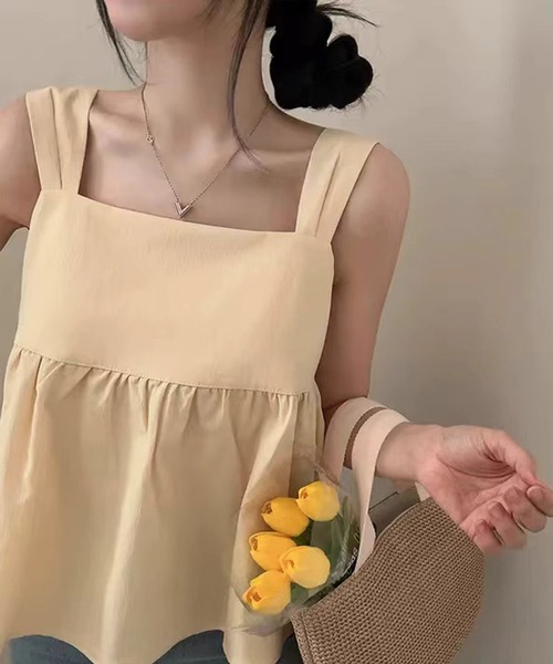 Dita Muaj.(ディータムアージュ)の「バックリボンシンプルチュニック(チュニック・レディース・ホワイト/ブラック/イエロー・FREE)」の17枚目の写真