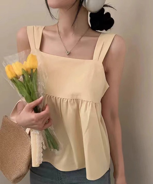 Dita Muaj.(ディータムアージュ)の「バックリボンシンプルチュニック(チュニック・レディース・ホワイト/ブラック/イエロー・FREE)」の18枚目の写真