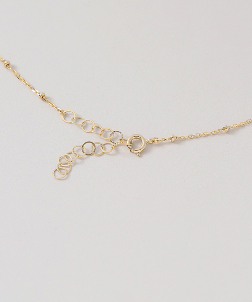 SLOBE IENA（スローブイエナ）の「plume スクエアコインネックレス（ネックレス・レディース・ゴールド・FREE）」の7枚目の写真