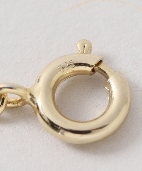 SLOBE IENA（スローブイエナ）の「plume スクエアコインネックレス（ネックレス・レディース・ゴールド・FREE）」の9枚目の写真