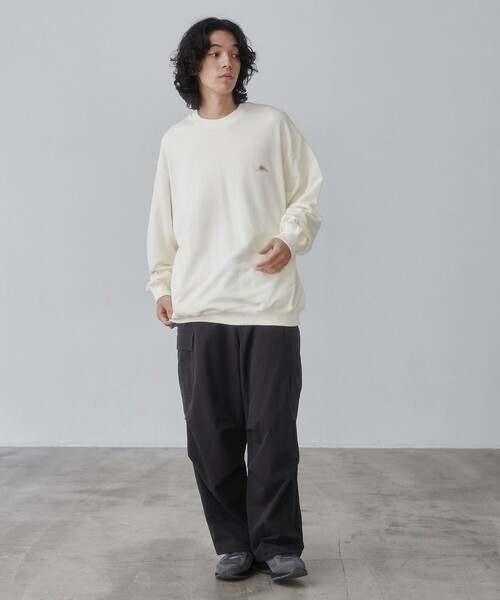 coen(コーエン)の「リップストップ6ポケットワイドカーゴパンツ(カーゴパンツ・メンズ・ブラック/オリーブ・S/M/L/XL)」の4枚目の写真