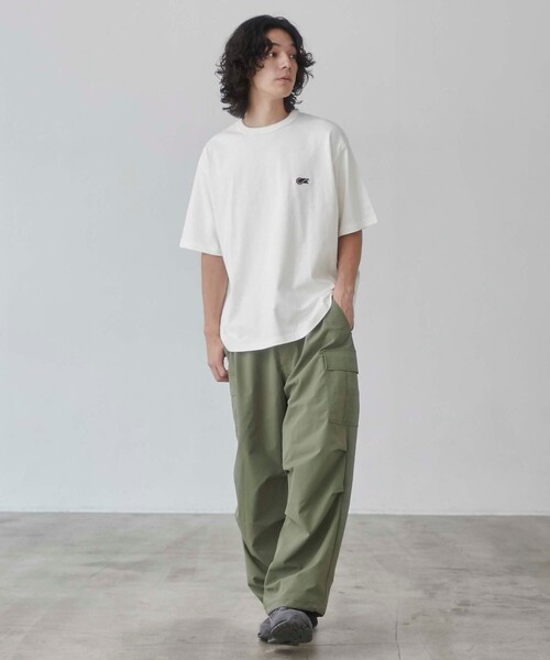 coen(コーエン)の「リップストップ6ポケットワイドカーゴパンツ(カーゴパンツ・メンズ・ブラック/オリーブ・S/M/L/XL)」の16枚目の写真