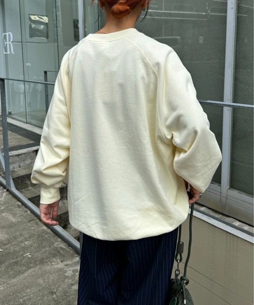 GEVACO（ゲバコ）の「【GEVACO/ゲバコ】裏毛フォトプリントスウェットクループルオーバー（スウェット・メンズ・ベージュ/グリーン/ライトグレー・SMALL/MEDIUM/LARGE）」の17枚目の写真