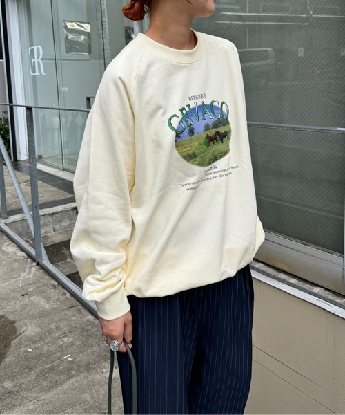 GEVACO（ゲバコ）の「【GEVACO/ゲバコ】裏毛フォトプリント