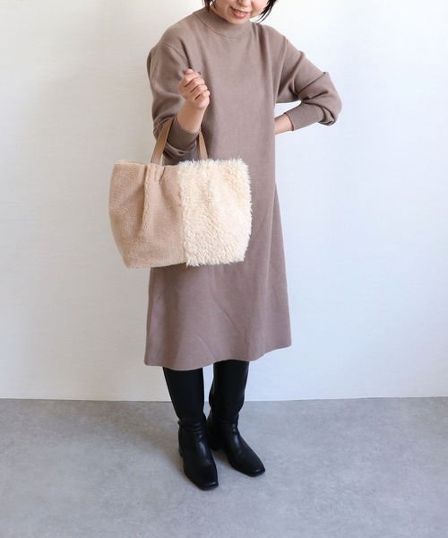 T・S・L(ティーエスエル)の「ファー切り替えトートバッグ(トートバッグ・レディース・アイボリー/グレー/モカ・FREE)」の15枚目の写真