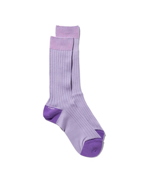 YUQRI（ユクリ）の「【YUQRI】Polite（ソックス/靴下・レディース・パープル系その他2/ホワイト/ブラック/グレー系その他2/グリーン系その他2/ブラウン系その他2/スモークピンク/ベージュ/ダークブラウン/ライトパープル/ライトイエロー・S）」の9枚目の写真