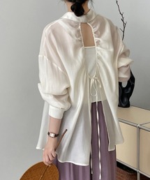 バックストリングシアーシャツ