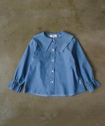 【Ou? by EDWIN】BIG衿ブラウス