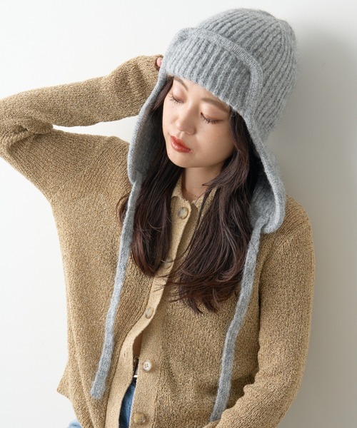 【暖かフーディタイプ♪2色】シャネル ニット帽 3ba454aec4.jpg