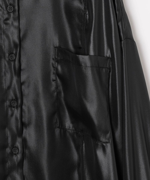 レイラ様 LEPSIM（レプシィム）の「レザー風BIGシャツ 139147（シャツ