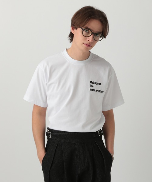 LURAKU(ルラク)の「【LURAKU】 LURAKU Embroidered Tee - LURAKU 刺繍T(Tシャツ/カットソー・メンズ・ブラック/ネイビー/ホワイト・LARGE/MEDIUM/SMALL)」の1枚目の写真