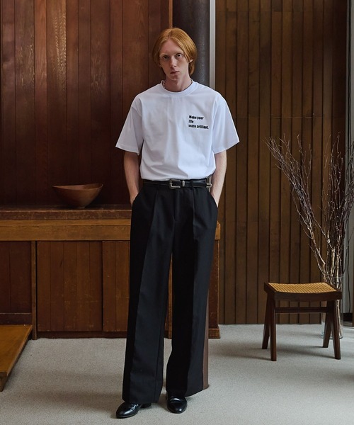 LURAKU(ルラク)の「【LURAKU】 LURAKU Embroidered Tee - LURAKU 刺繍T(Tシャツ/カットソー・メンズ・ブラック/ネイビー/ホワイト・LARGE/MEDIUM/SMALL)」の7枚目の写真