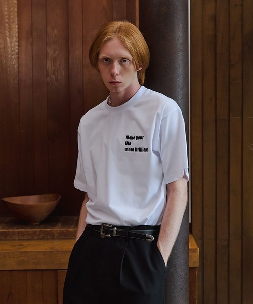 LURAKU(ルラク)の「【LURAKU】 LURAKU Embroidered Tee - LURAKU 刺繍T(Tシャツ/カットソー・メンズ・ブラック/ネイビー/ホワイト・LARGE/MEDIUM/SMALL)」の14枚目の写真