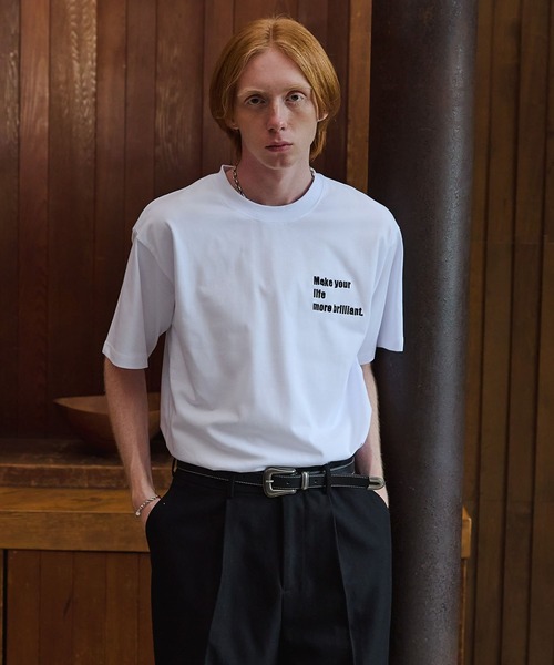 LURAKU(ルラク)の「【LURAKU】 LURAKU Embroidered Tee - LURAKU 刺繍T(Tシャツ/カットソー・メンズ・ブラック/ネイビー/ホワイト・LARGE/MEDIUM/SMALL)」の13枚目の写真