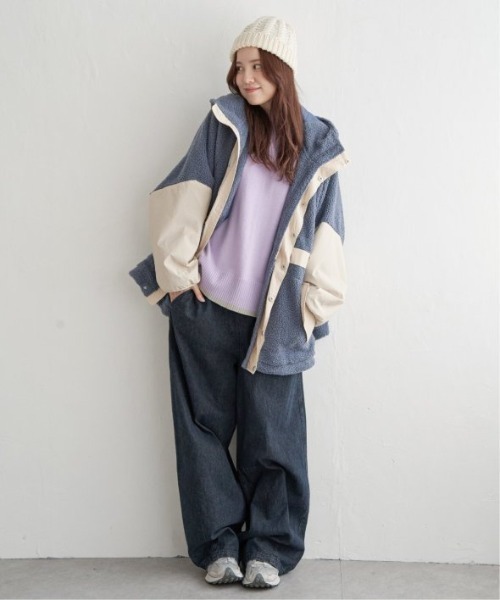 LBC（エルビーシー）の「配色リブプルオーバー（ニット/セーター・レディース・ミント/ダークラベンダー/グレー・M/L）」の22枚目の写真