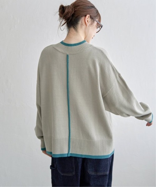 LBC（エルビーシー）の「配色リブプルオーバー（ニット/セーター・レディース・ミント/ダークラベンダー/グレー・M/L）」の17枚目の写真