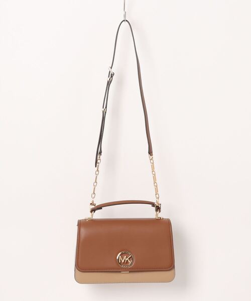 MICHAEL KORS(マイケルコース)の「DELANCEY トップハンドル チェーン サッチェル ミディアム(ハンドバッグ・レディース・ブラウン系その他・FREE)」の5枚目の写真