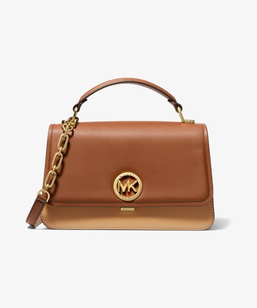 MICHAEL KORS(マイケルコース)の「DELANCEY トップハンドル チェーン サッチェル ミディアム(ハンドバッグ・レディース・ブラウン系その他・FREE)」の9枚目の写真