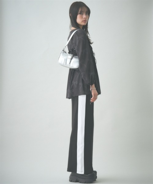 TTOL（トール）の「サイドラインリラックススカート（スカート・レディース・ベージュ/ブラック・M-L/L-XL）」の5枚目の写真