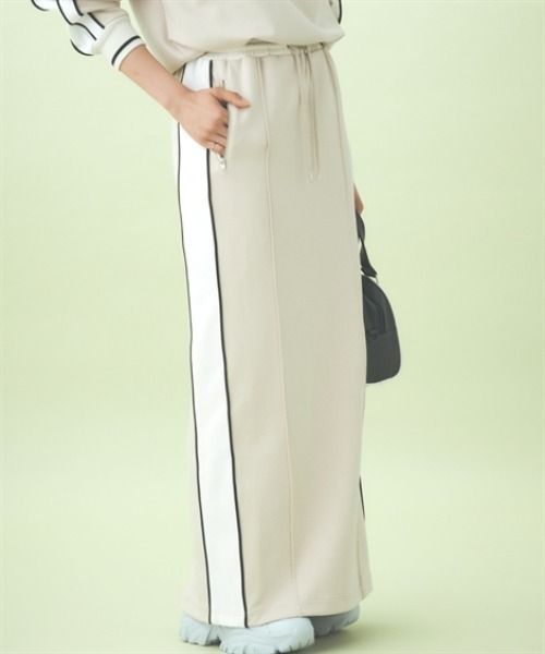 TTOL（トール）の「サイドラインリラックススカート（スカート・レディース・ベージュ/ブラック・M-L/L-XL）」の16枚目の写真