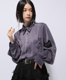 HARE | トロミシシュウシャツ(HARE)(シャツ/ブラウス)