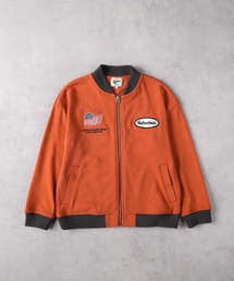 ブルゾン（オレンジ/橙色系・ジップアップ）ファッション通販