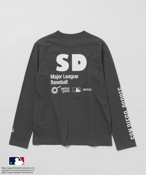 ADAM ET ROPE'(アダムエロペ)の「【MLB COLLECTION BY JUN】ロゴロングスリーブT シャツ(Tシャツ/カットソー・レディース・ホワイト系その他2/ベージュ系その他/スミクロ・FREE)」の13枚目の写真